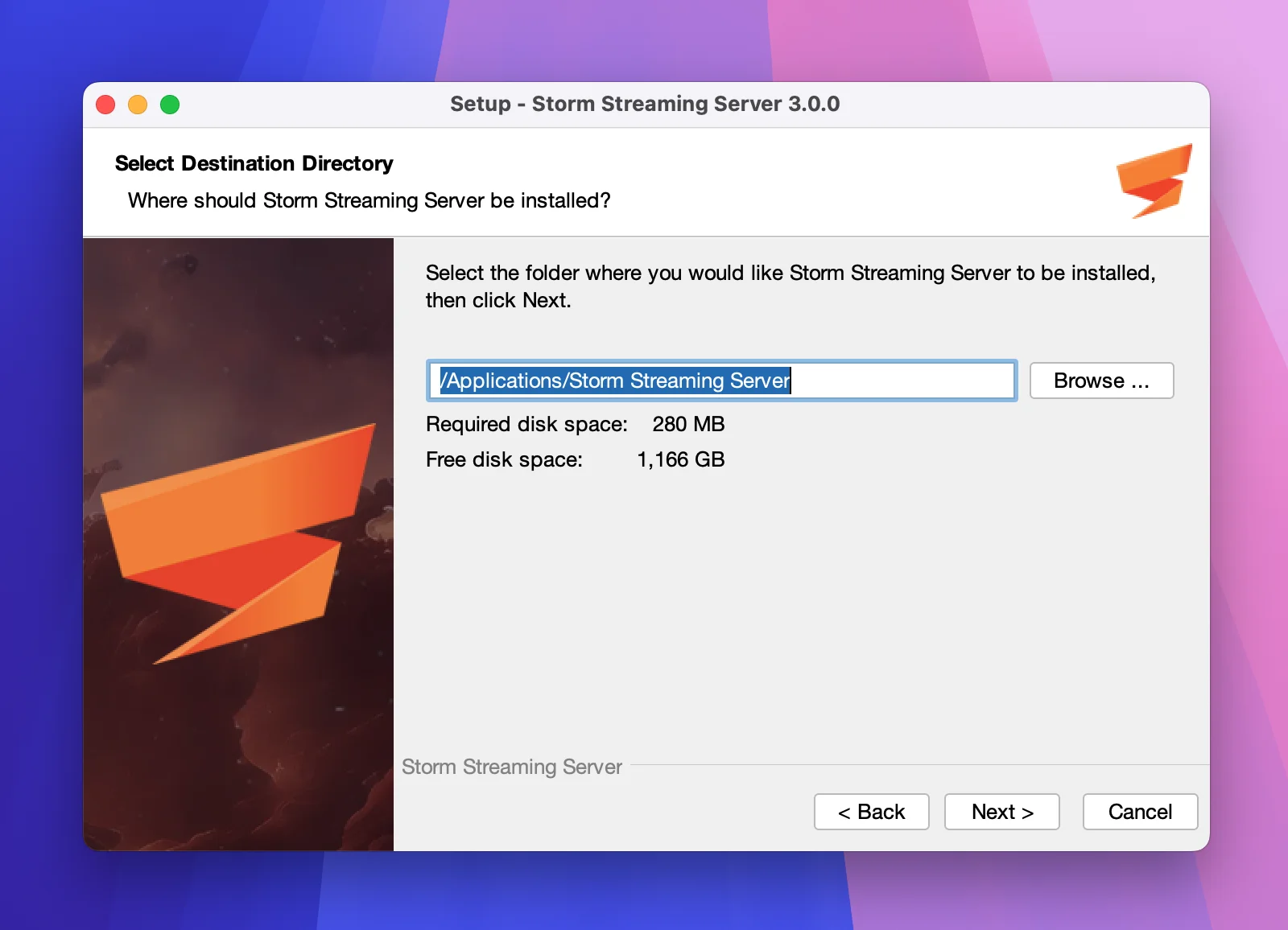 Choose Installation Location