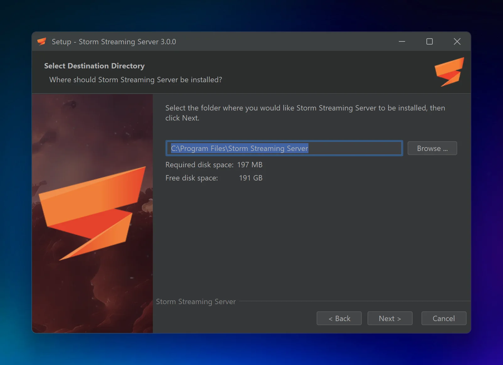 Choose Installation Location