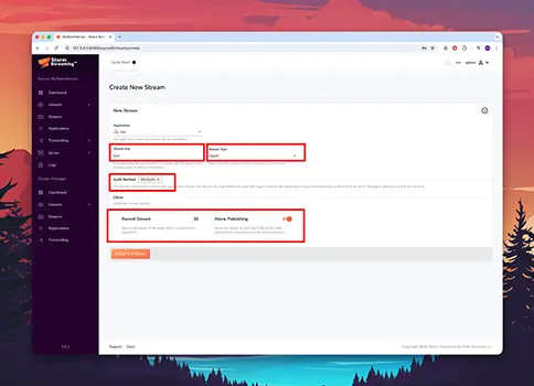 Creating a stream part 2