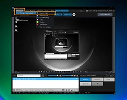 Select Broadcast from the top menu, then choose Set up a new output, and then Custom RTMP.